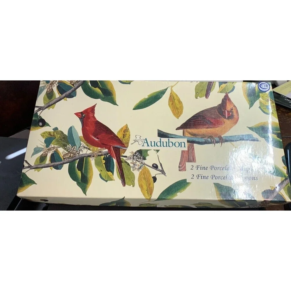 National Audubon Society Northern Cardinal Mug and Spoon Sets Godinger & Co